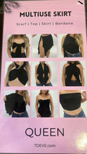 Load image into Gallery viewer, Black on Black Multiuse skirt
